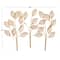 Gold Coastal Floral and botanical Wall Decor, 36" x 1" x 29"